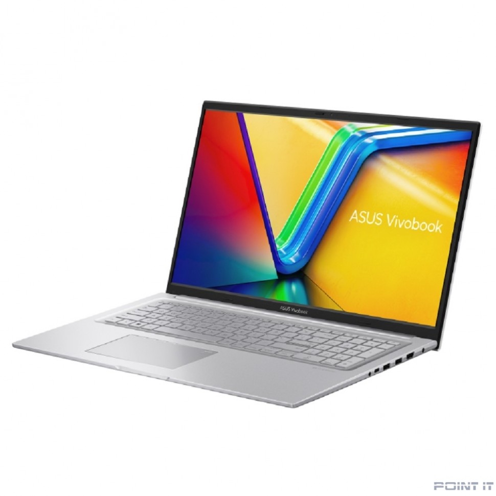 Ноутбук ASUS X1704V (X1704VA-AU515) 17.3"/FHD/IPS/250N/60Hz/i5-1335U/16GB/SSD512GB/Intel Iris Xe/FingerPrint/Backlit/DOS/Cool Silver (90NB10V1-M00K20)