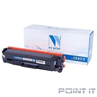 NV Print CF411X Картридж для HP Laser Jet Pro M377dw/M452nw/M452dn/M477fdn/M477fdw/M477fnw, Cyan, 5000 к
