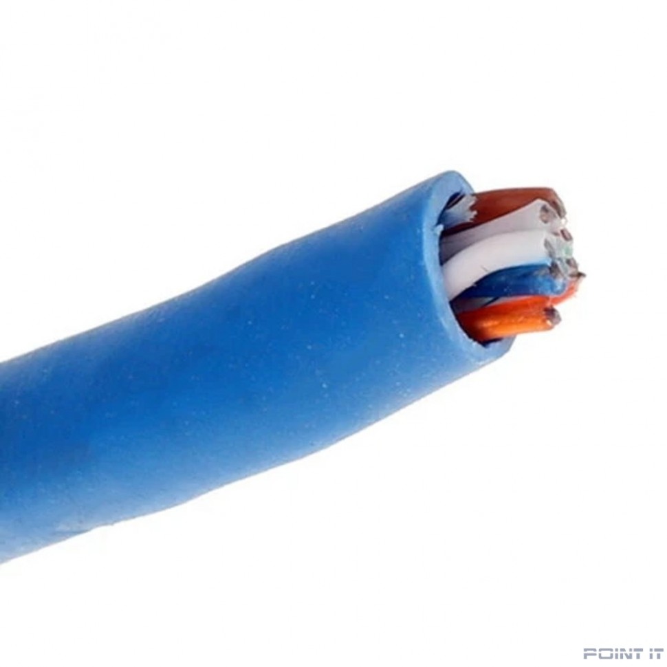 5bites Кабель Express US5525-305B-BL витая пара UTP / SOLID / 5E / 24AWG / 100% COPPER / PVC / BLUE / 305M
