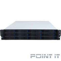 Procase ES212-SATA3-B-0 {2U 12 SATA3/SAS hotswap HDD, глубина 650мм, MB 12"x13", без Б/П}