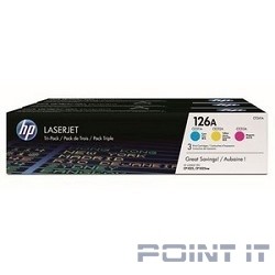 HP CF341A Картридж, Cyan/Magenta/Yellow {LJ CP1025, (CE311A+CE312A+CE313A)}