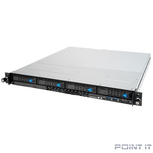 ASUS RS300-E11-PS4 1U, LGA1200, 4xDDR4, 4x3.5 (1xSFF8643, 2xNVME on the backplane,), DVDRW, 2x1GbE, 1xM.2 SATA/PCIE 2280, optional ASMB10-iKVM, HDMI (from CPU), 1x350W (441205)