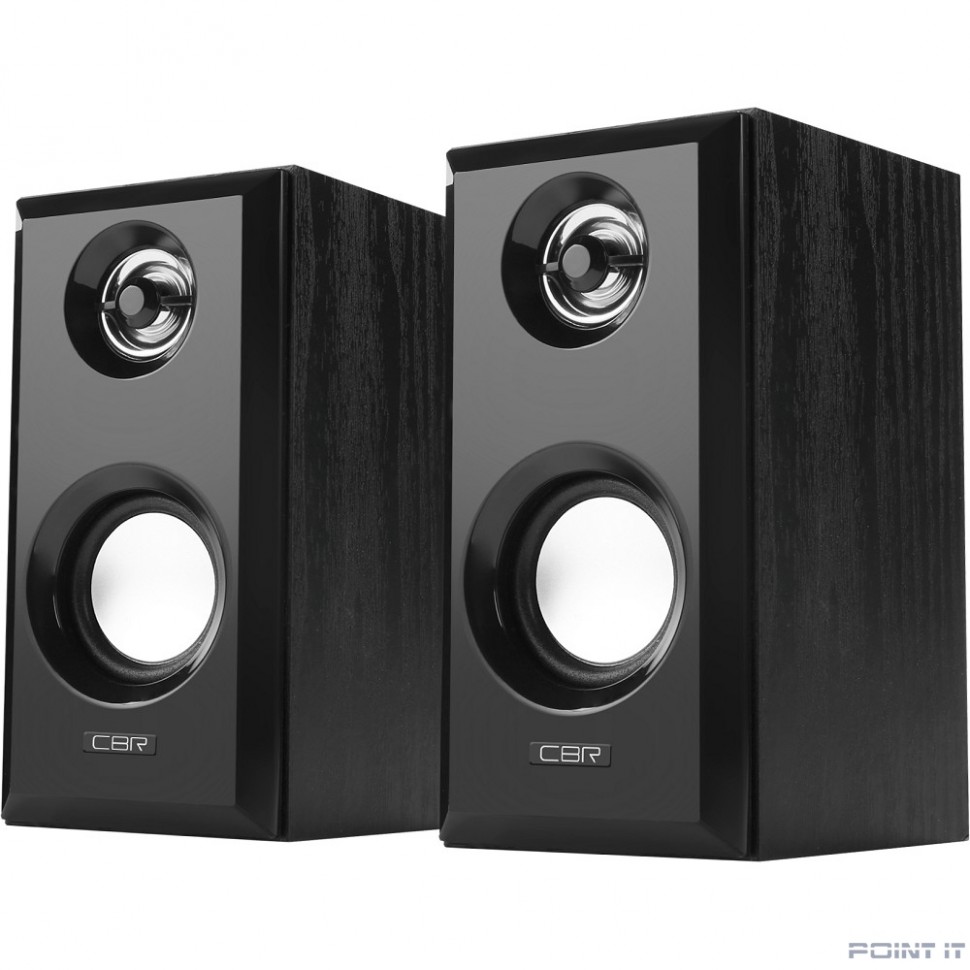 CBR CMS 710, Акустическая система 2.0, питание USB, 2х3 Вт (6 Вт RMS), материал корпуса MDF, 3.5 мм линейный стереовход, цвет чёрный