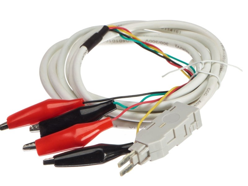 Шнур тестовый с зажимами четырёхполюсный, 1,5м NETKO Optima