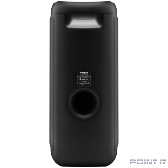 Ginzzu GM-215 {80Вт, LED-дисплей, TWS, 60Гц- 18кГц, USB-flash, microSD-card, FM-радио, пульт ДУ, батарея 7,4В/5400мАч}