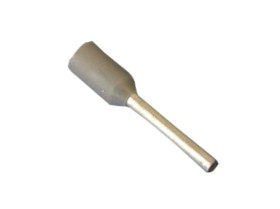 Штыревой втулочный кабельный наконечник E 7510 (НШВИ F=10мм) 0,75мм2, изолированный, серый, 100шт, NETKO Optima