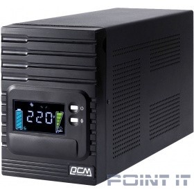 PowerCom Smart King Pro+ SPT-3000-II LCD ИБП {Line-Interactive, 3000VA/2400W, Tower, 8 xC13 + 1 xC19, USB, SNMP Slot} (1152569)