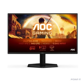 Монитор LCD AOC 24.5&quot; 25G42E {IPS 1920x1080 180Hz 1ms 300cd HDMI DisplayPort HDR10 Internal VESA}