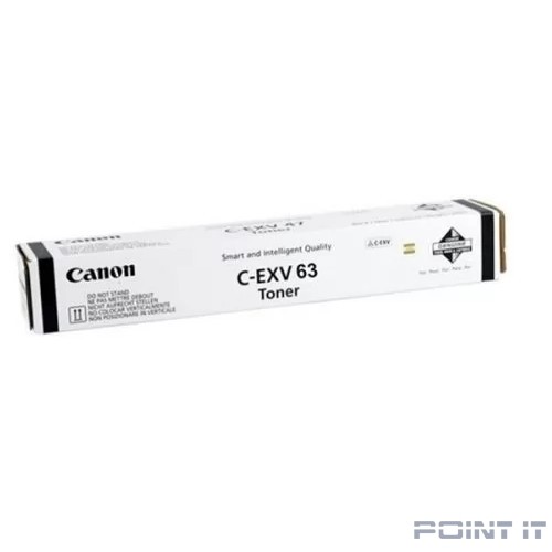 Canon Тонер/ TONER C-EXV 63 BLACK Черный