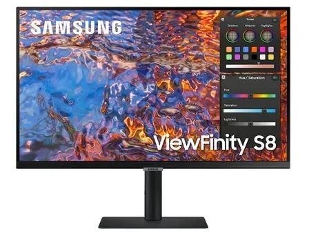 Монитор Samsung 27" S27B800PXI Black, 16:9, IPS, 3840x2160, 5ms, 350cd, 60Hz, 1xHDMI, 1xDP, 3xUSB, USB-C, LAN, HAS