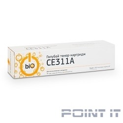 Bion CE311A Картридж для HP Color LaserJet CP1012 Pro/CP1025 Pro/Canon LBP7010C/LBP7018C/MFP175nw, голубой 1000 стр [Бион]