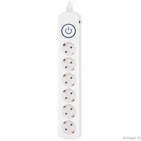 Ippon Сетевой фильтр BK-6-EU-5-10-W 6 розеток 5м белый