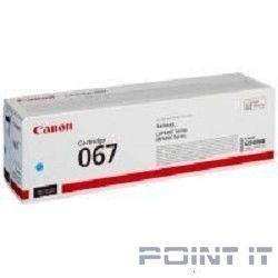 Canon Cartridge 067C 5101C002 тонер-картридж для i-SENSYS LBP631CW LBP631, LBP633Cdw LBP633, MF651Cw MF651, MF655Cdw MF655, MF657Cdw MF657, Cyan