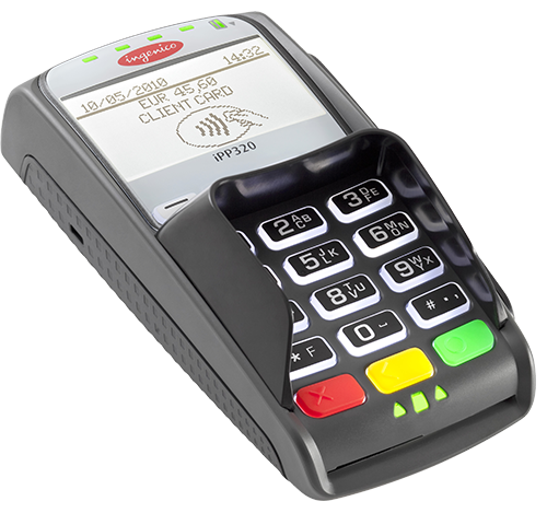 Комплект ОТЛИЧНЫЙ БЕЗНАЛИЧНЫЙ с пин падом Ingenico IPP320, USB кабель, банк Открытие