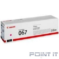 Canon Cartridge 067M 5100C002 тонер-картридж для i-SENSYS LBP631CW LBP631, LBP633Cdw LBP633, MF651Cw MF651, MF655Cdw MF655, MF657Cdw MF657, Magenta