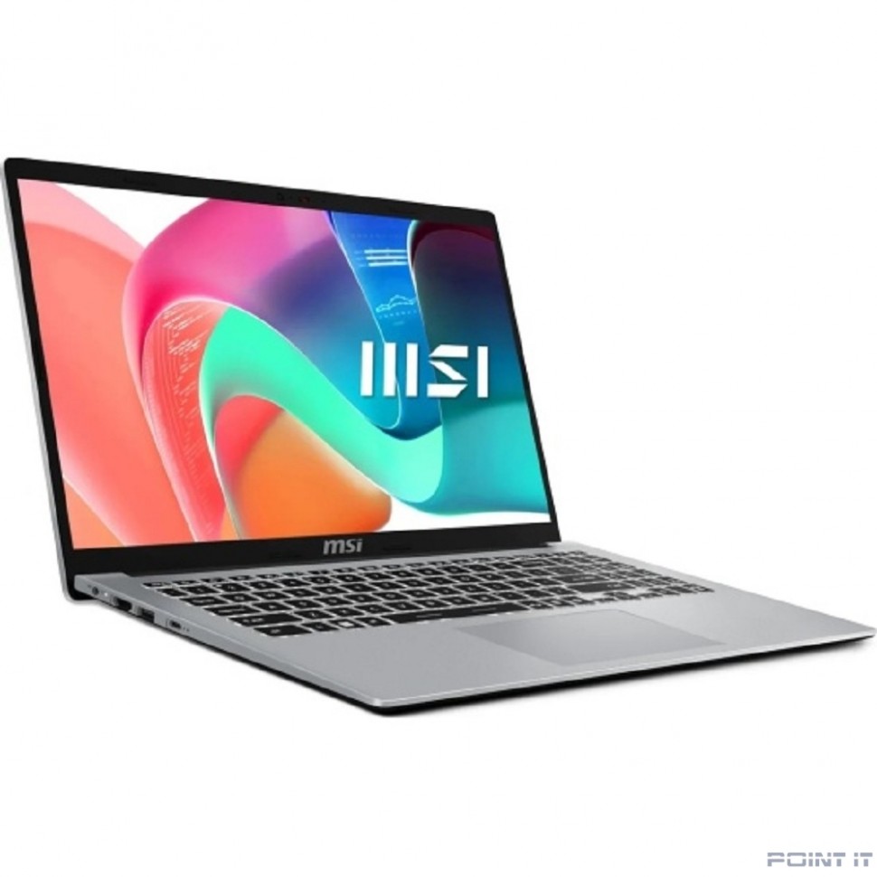 Ноутбук MSI Modern 15 F13MG-087XRU [9S7-15S122-087 ] Silver 15.6" {FHD i5 1335U/ 16Gb/ SSD1Tb/ Intel Iris Xe/ DOS}