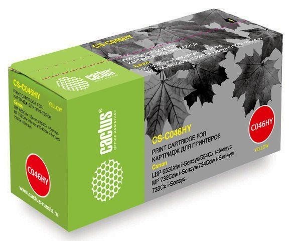 Картридж YELLOW /653CDW 5K CS-C046HY CACTUS