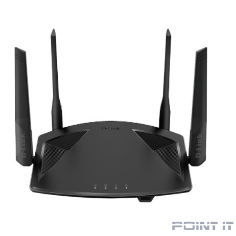 D-Link DIR-X1860/RU/R1A Wi-Fi 6 маршрутизатор AX1800, 1000Base-T WAN, 3x1000Base-T LAN
