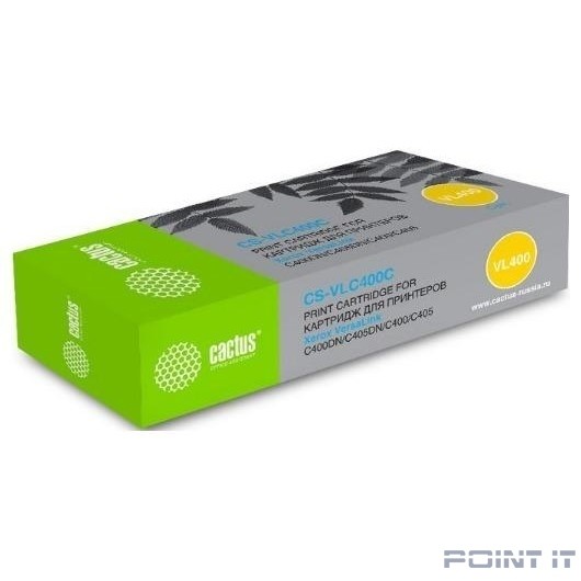 Картридж лазерный Cactus CS-VLC400CRU 106R03534 голубой (8000стр.) для Xerox VersaLink C400DN/C405DN/C400/405/C400N/C405N/