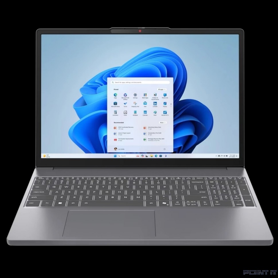 Ноутбук Lenovo IdeaPad Slim 3 15IRH10 [83K1002VRK] Grey 15.3" {WUXGA IPS i5-13420H/16Gb/512Gb SSD/DOS}