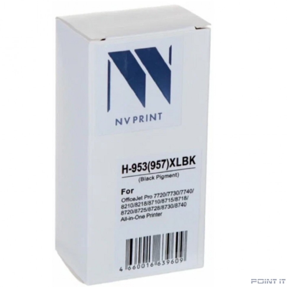 Струйный картридж NV Print 953(957)XLBK (NV-L0S70AE) Black для HP OfficeJet Pro 7720, 7730, 7740, 8210, 8218, 8710, 8715, 8720, 8725, 8730 (2000 стр)