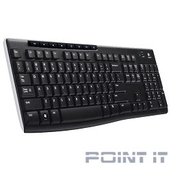 Беспроводная клавиатура K270 RUS BLACK/ WHITE 920-003058 LOGITECH