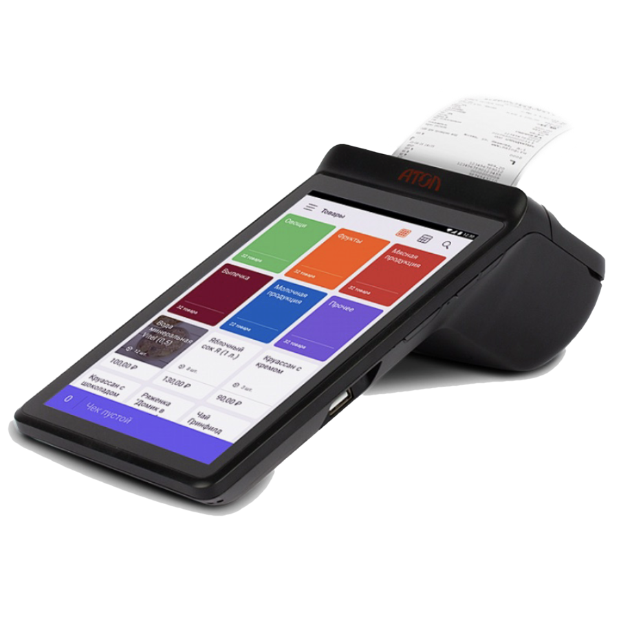 АТОЛ Sigma 7. Смарт-терминал. Черный. Без ФН + Платформа ОФД + Тариф Бизнес