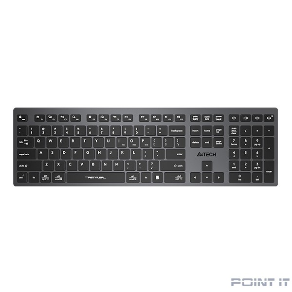 Клавиатура A4Tech Fstyler FBX50C серый USB беспроводная BT/Radio slim Multimedia (FBX50C GREY)