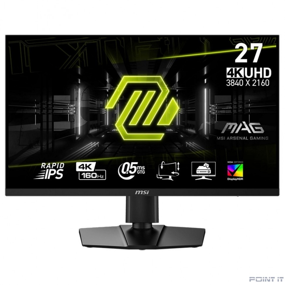 Монитор MSI MAG 27" 274UPF E2 Optix черный {IPS 3840x2160 160Hz 0.5ms 2xHDMI2.0 DisplayPort USB-C HAS Pivot}[9s6-3cc29h-431]
