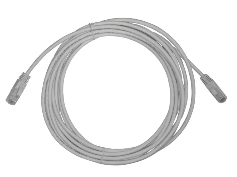 Патч-корд UTP4 cat.6, 5.0м, литой коннектор, серый, LSZH, NETKO Expert CKC