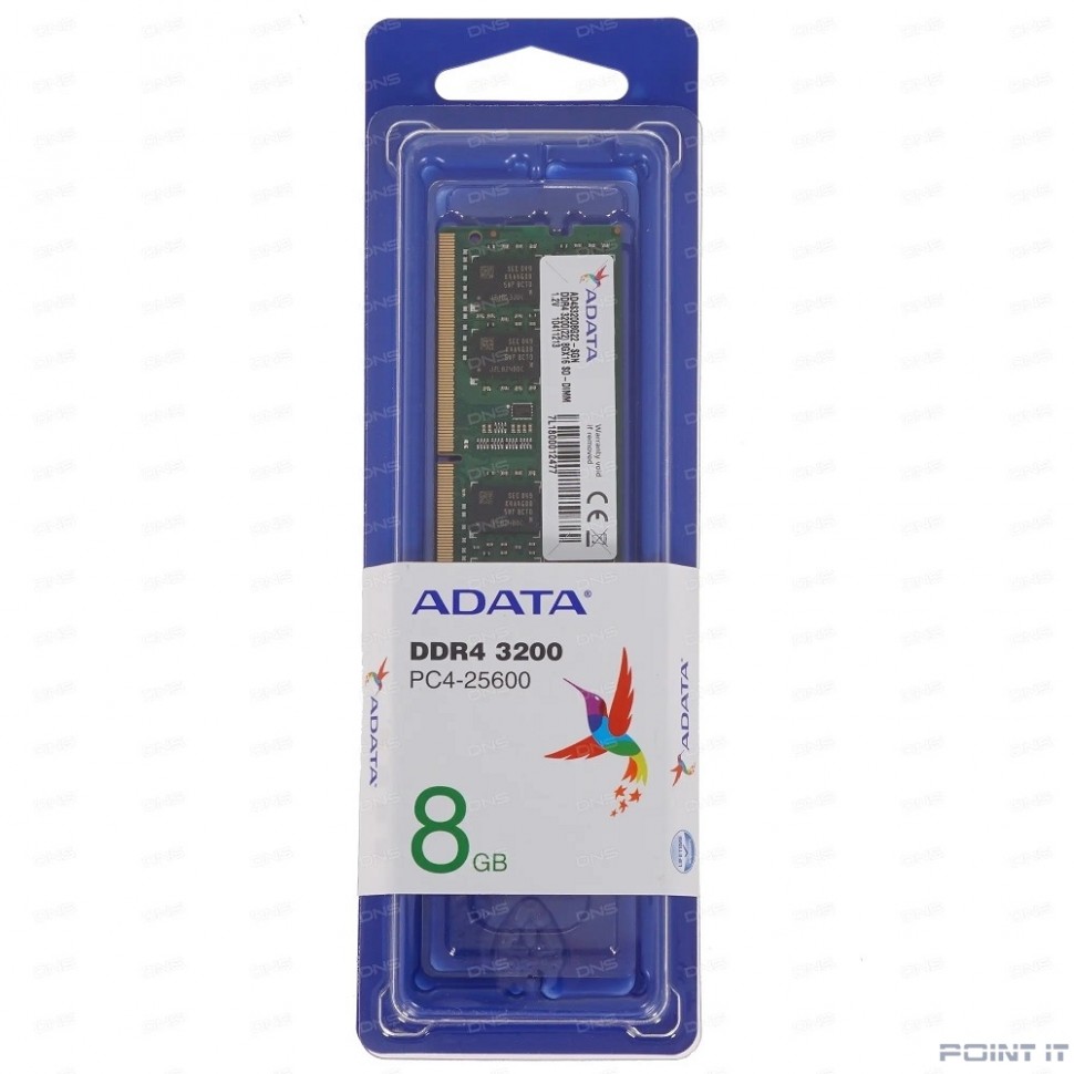 ADATA 8GB DDR4 3200 SO-DIMM Premier AD4S32008G22-SGN, CL22, 1.2V