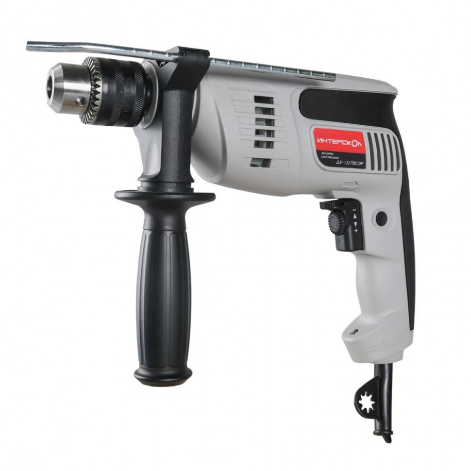 Дрель ударная ИНТЕРСКОЛ ДУ-13/780ЭР