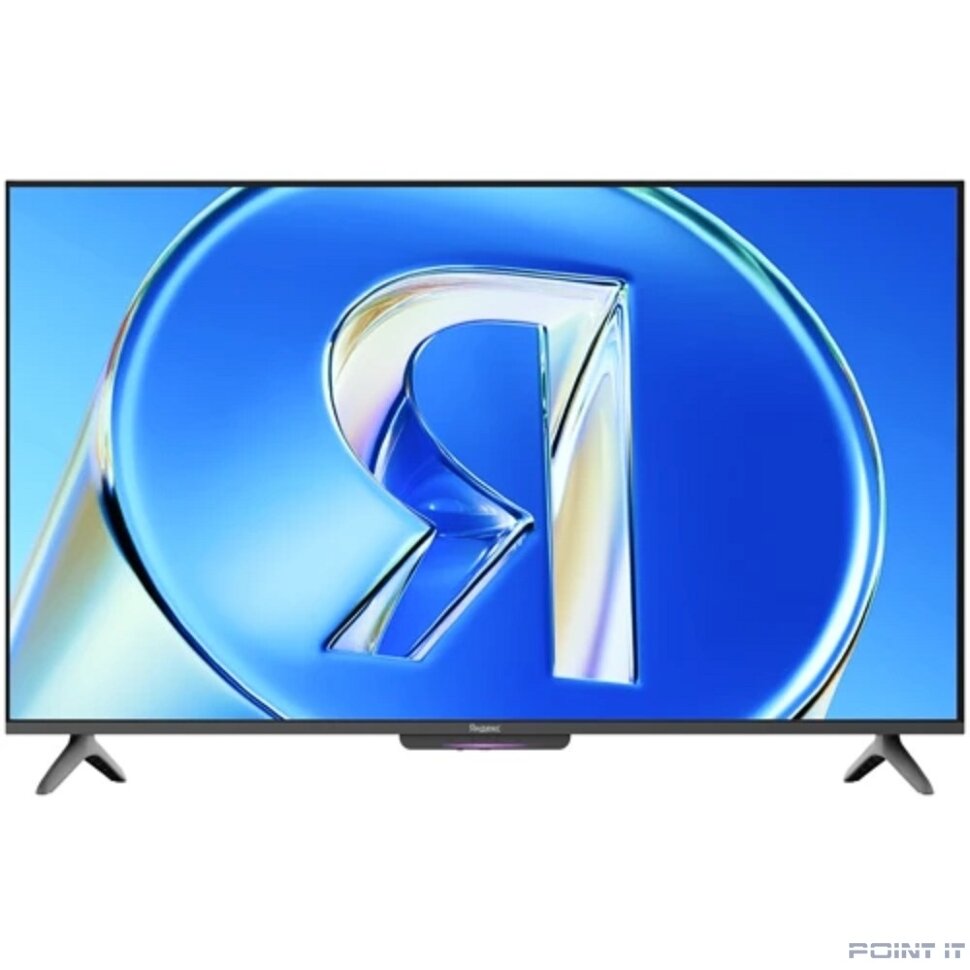 Яндекс ТВ Станция Бейсик QLED, 4K Ultra HD, черный, СМАРТ ТВ, YaOS X