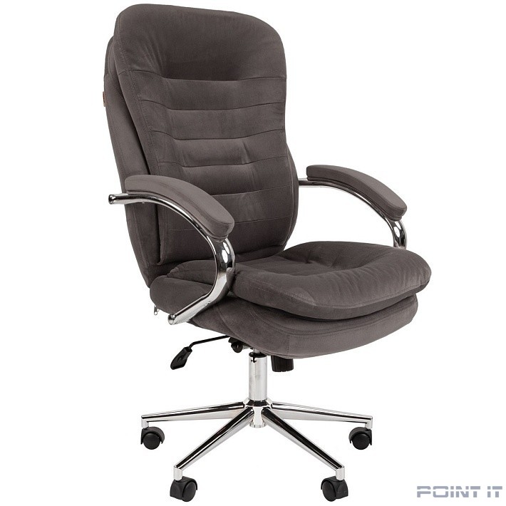 Кресло Chairman Home 795 Россия ткань Т-55 серый N (7116608)