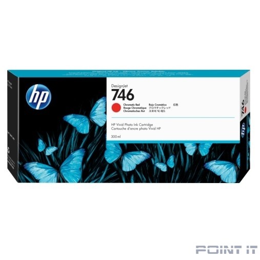HP P2V81A Картридж HP 746 хроматический красный {HP DesignJet Z6/Z9+ series, (300 мл)}