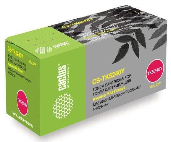 Картридж YELLOW /M5526CDN 3K CS-TK5240Y CACTUS