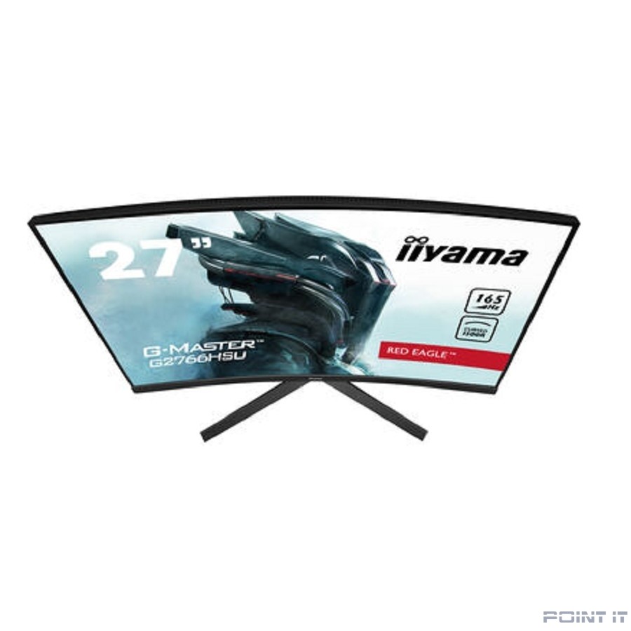 Монитор LCD IIYAMA 27" G2766HSU-B1 {VA 1920x1080 165Hz 1ms 178/178 250cd 3000:1 8bit 2xHDMI2.0 2xDisplayPort1.4 2xUSB2.0 AMDFreeSync 2x2W VESA}