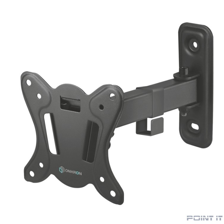 ONKRON NP14 кронштейн для телевизора 10"-32" наклонно-поворотный, чёрный
