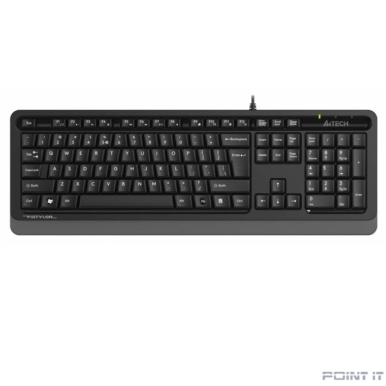 Клавиатура A4Tech Fstyler FKS10 черный/серый USB