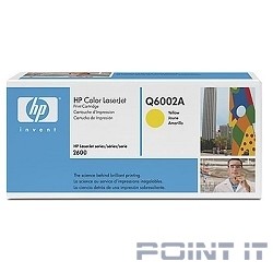 HP Q6002A Картридж ,Yellow{Color LaserJet 2600, Yellow, (2000стр.)}