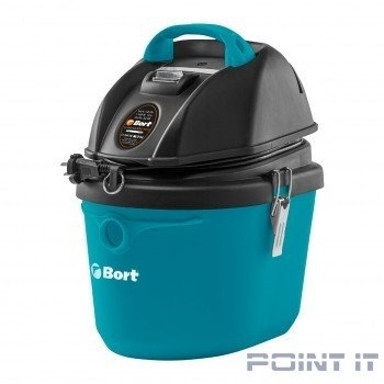 Bort ПЫЛЕСОС ДЛЯ СУХОЙ И ВЛАЖНОЙ УБОРКИ BSS-1212 [93417579] { 1200 Вт, вместимость 12 л, 58 л/сек, 3.6 кг, набор аксессуаров 5 шт }