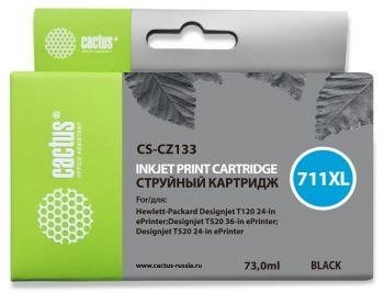 Картридж BLACK NO.711 73ML CS-CZ133 CACTUS