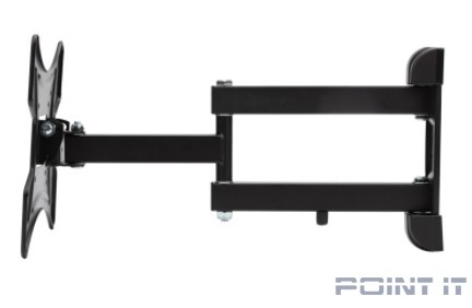 REXANT Кронштейн для телевизора 17"-42", наклонно-поворотный REXANT чёрный {17"-42" Максимальная нагрузка: 30 кг VESA: 75х75, 100х100, 200х200 мм}