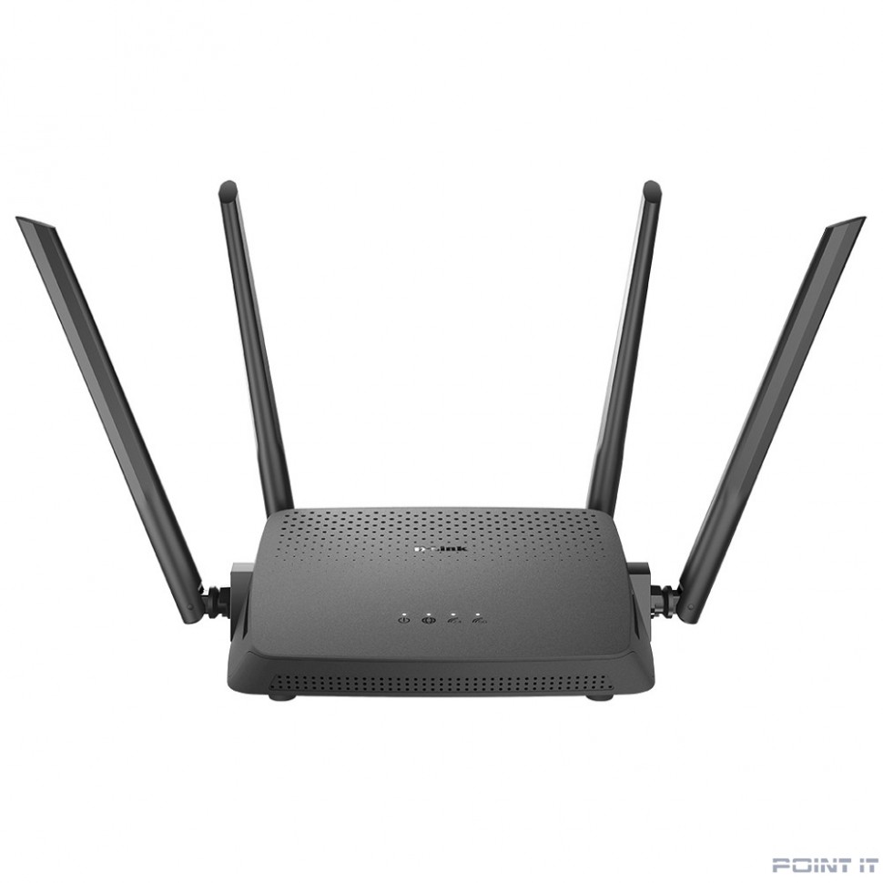 D-Link DIR-825/RU/R7A Беспроводной двухдиапазонный гигабитный маршрутизатор AC1200 Wave 2 с поддержкой MU-MIMO, EasyMesh, 3G/LTE и USB-портом