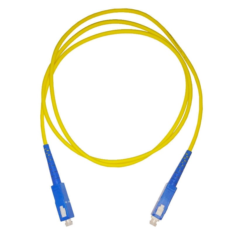 Патч-корд оптический соединительный SC-SC/UPC SM Simplex 3.0мм 9/125, 1м, LSZH