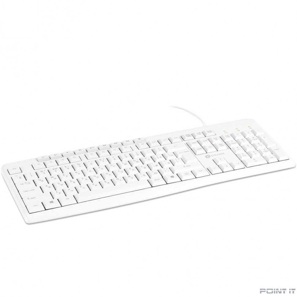 Клавиатура Oklick 305M белый {Клавиатура, USB} [1875227]