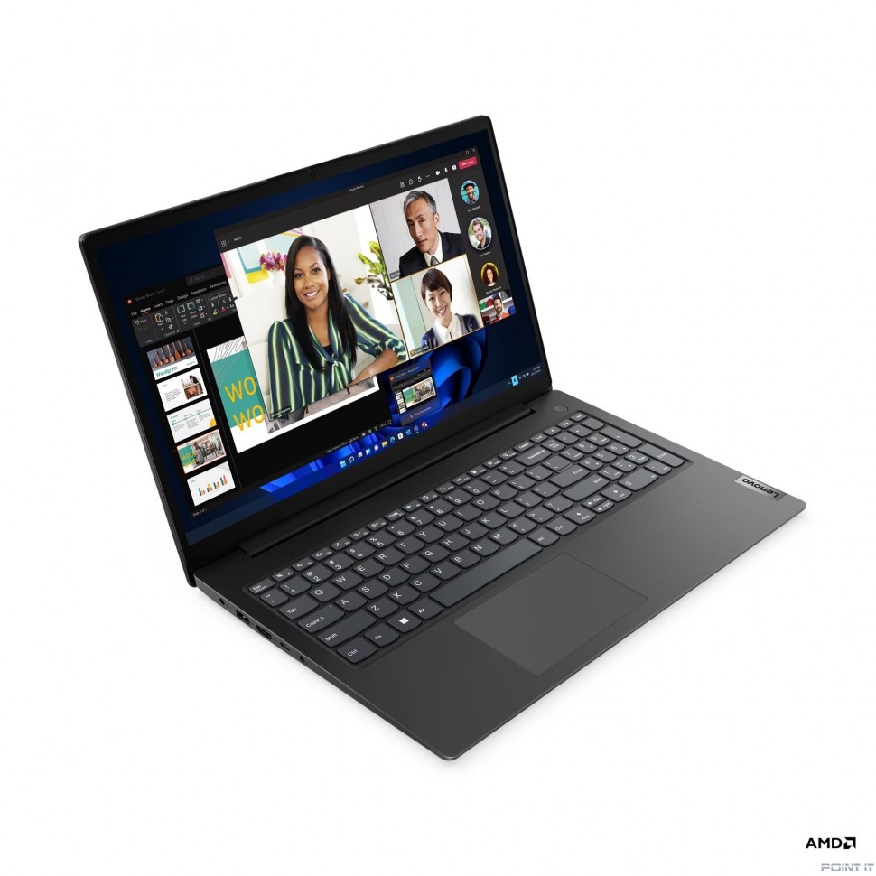 Ноутбук Lenovo V15 G4 AMN [82YU00CUAK] Business Black 15.6" {FHD TN Ryzen 5 7520U/8Gb/512Gb SSD/DOS}