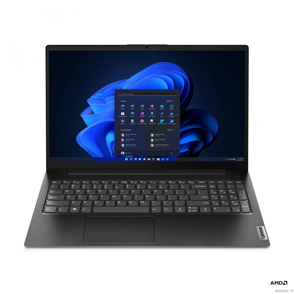 Ноутбук Lenovo V15 G4 AMN [82YU00CUAK] Business Black 15.6" {FHD TN Ryzen 5 7520U/8Gb/512Gb SSD/DOS}