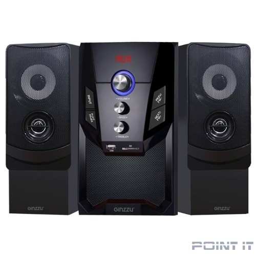 Ginzzu GM-415, Акустическая система 2.1, 50W/BT/USB/SD/FM/ДУ