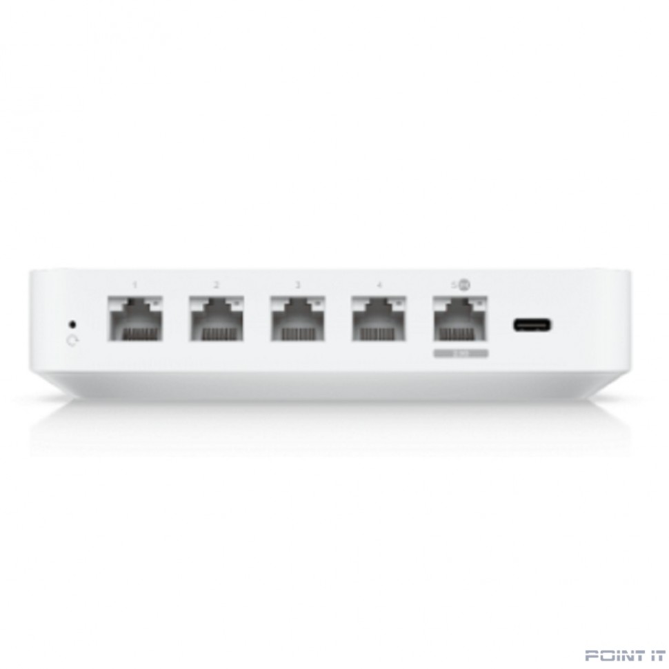 UBIQUITI UCG-Ultra Маршрутизатор 4 ядра (1,5 ГГц), 4х 1G RJ45, 1х 2.5G RJ45 WAN